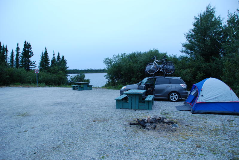 Camping au lac Miron